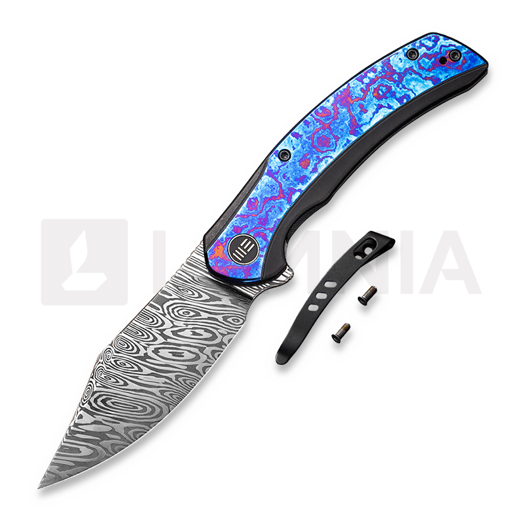 We Knife Snick kääntöveitsi, timascus inlay WE19022F-DS1