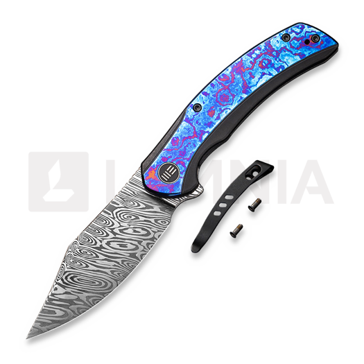 Saliekams nazis We Knife Snick, timascus inlay WE19022F-DS1
