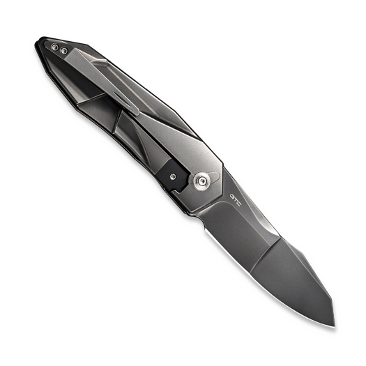 We Knife Solid, Gray Titanium, Polished WE22028-6