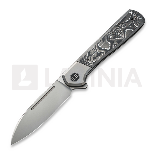 We Knife Soothsayer Aluminum Foil Carbon 접이식 나이프, Bead Blasted WE20050-3