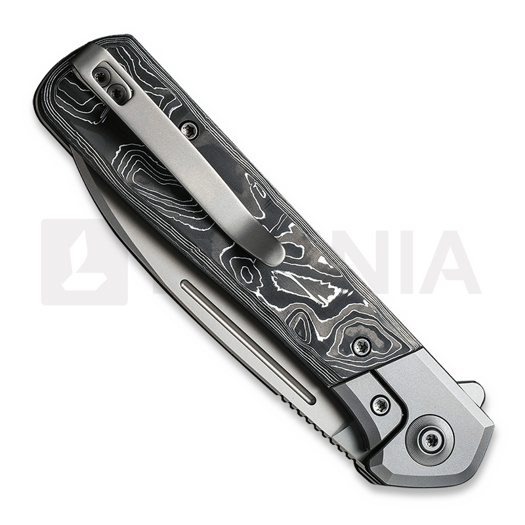 We Knife Soothsayer Aluminum Foil Carbon folding knife, Bead Blasted WE20050-3