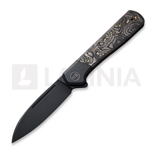 We Knife Soothsayer Copper Foil Carbon 折り畳みナイフ, black stonewash WE20050-2