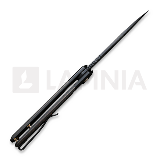 We Knife Soothsayer Copper Foil Carbon foldekniv, black stonewash WE20050-2