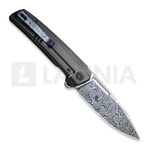 We Knife Speedster foldekniv, Heimskringla damasteel 21021B-DS1