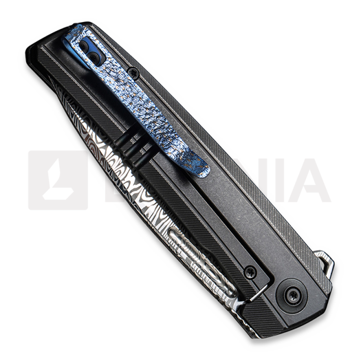 We Knife Speedster foldekniv, Heimskringla damasteel 21021B-DS1