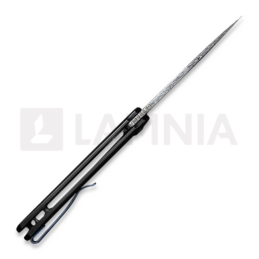 We Knife Speedster foldekniv, Heimskringla damasteel 21021B-DS1