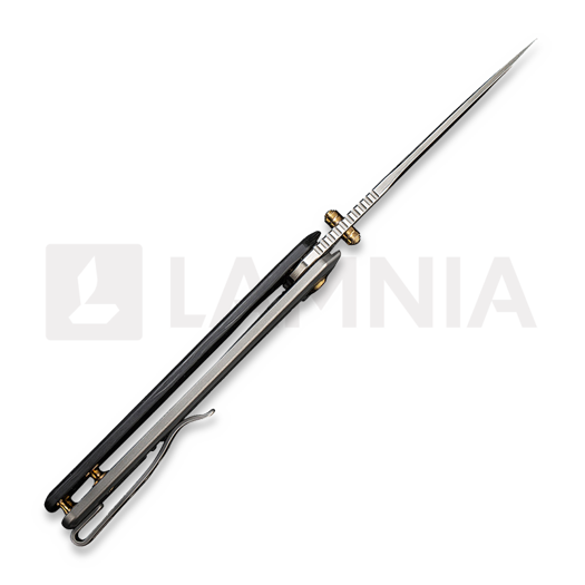 We Knife Subjugator k&auml;&auml;nt&ouml;veitsi, marble carbon fiber WE21014D-1