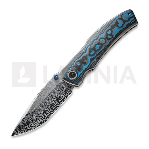 We Knife Swordfin Damasteel, Arctic Storm Fatcarbon WE23067-DS1