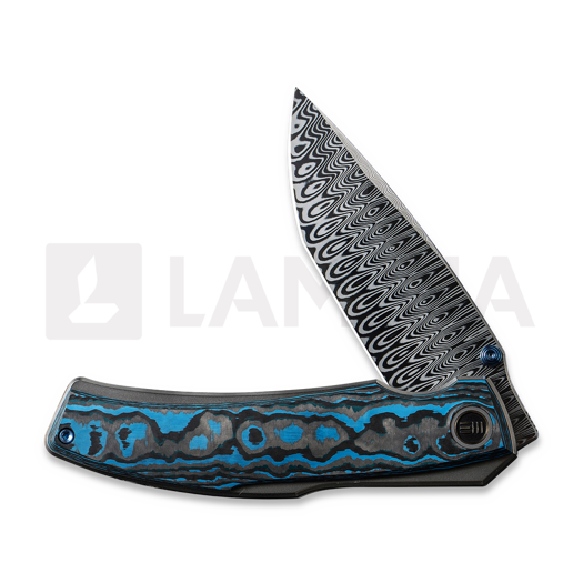 We Knife Swordfin Damasteel, Arctic Storm Fatcarbon WE23067-DS1