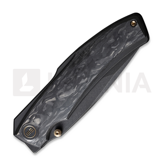We Knife Swordfin, Shredded CF, Black Stonewash WE23067-2