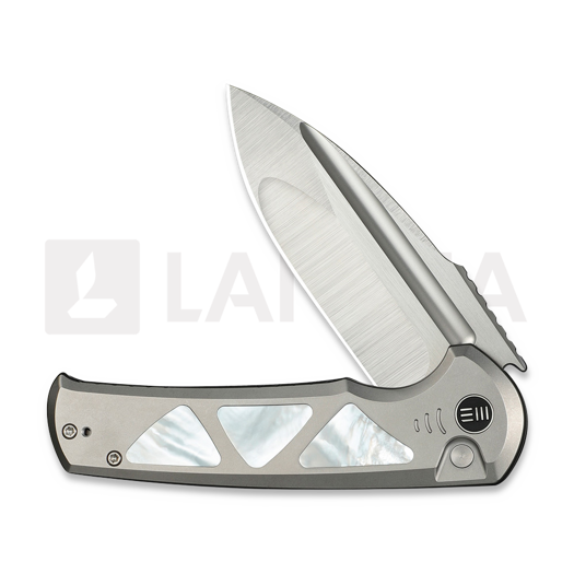 Coltello pieghevole We Knife Sylox, Gray Ti/Mother Of Pearl, Satin WE24027-4