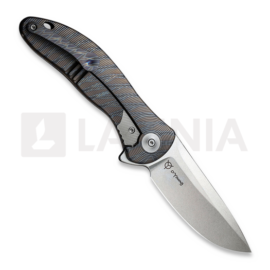 Zavírací nůž We Knife Synergy2v2, flamed tiger stripe pattern WE18046D-2