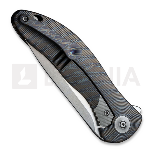 Складной нож We Knife Synergy2v2, flamed tiger stripe pattern WE18046D-2