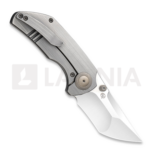 We Knife Thug Taschenmesser, satin, grau 2103A