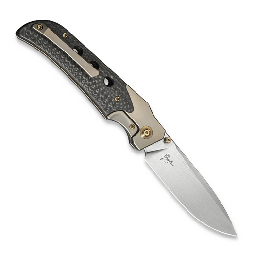 We Knife WE-Guthrie, Champagne Ti/Twill CF, Satin WE23072B-2