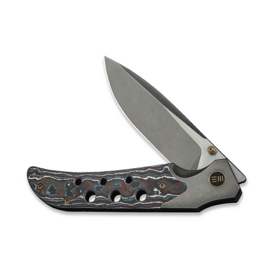 We Knife WE-Guthrie, Gray Ti/Nebula Fatcarbon, Polished/Satin WE23072B-3