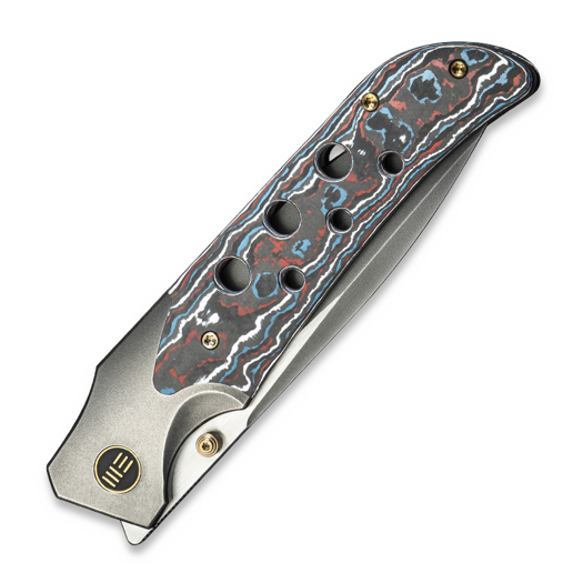 We Knife WE-Guthrie, Gray Ti/Nebula Fatcarbon, Polished/Satin WE23072B-3