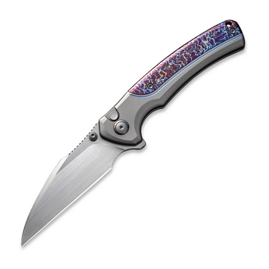 We Knife Ziffius, Gray/Flamed Titanium, Satin WE22024D-4