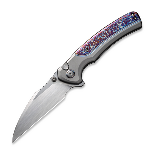 We Knife Ziffius, Gray/Flamed Titanium, Satin WE22024D-4