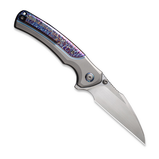 We Knife Ziffius, Gray/Flamed Titanium, Satin WE22024D-4