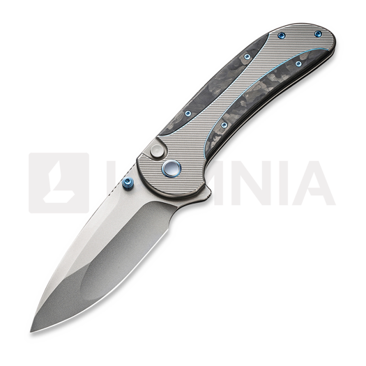 We Knife Zizzit, Polished BB Ti/Marble CF, Polished BB WE23031-3