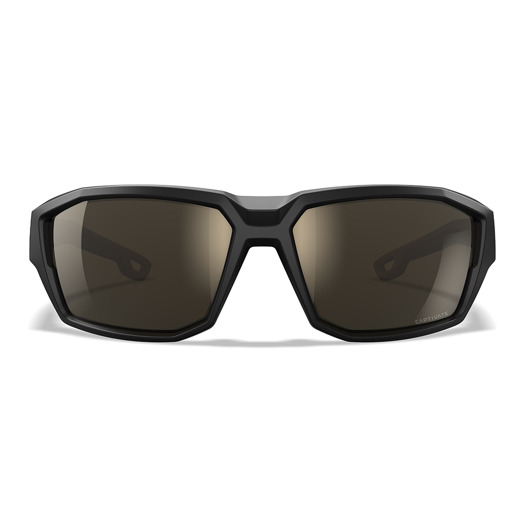 Wiley X Alpine Matte Black and Tan Frame with CAPTIVATE&trade; Polarized Tungsten Mirror Lense