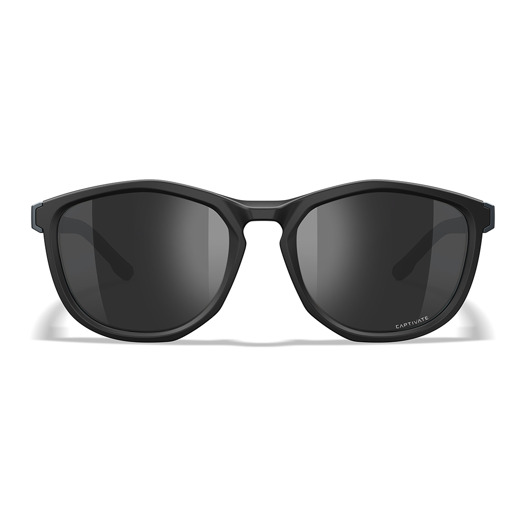 Wiley X Bravo Black frame with CAPTIVATE™ Polarized Black Lenses