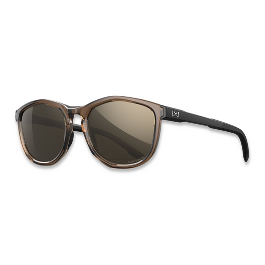 Wiley X Bravo Crystal Tan frame with CAPTIVATE™ Polarized Tungsten Lenses
