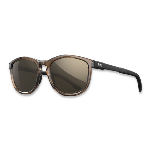 Wiley X Bravo Crystal Tan frame with CAPTIVATE™ Polarized Tungsten Lenses