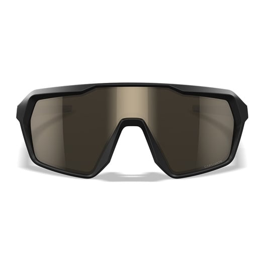 Wiley X Citadel Matte Black and Tan Frame with CAPTIVATE&trade; Tungsten Mirror Lens
