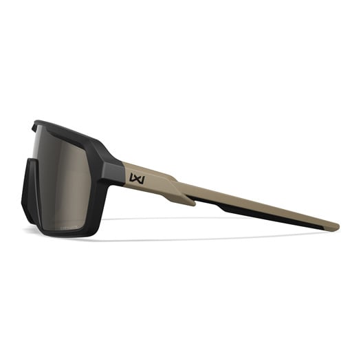 Wiley X Citadel Matte Black and Tan Frame with CAPTIVATE&trade; Tungsten Mirror Lens