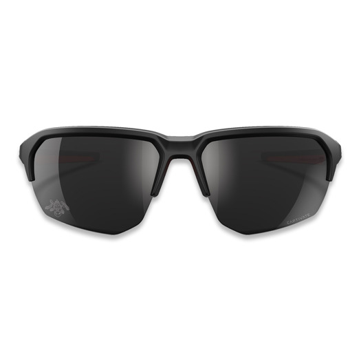 Wiley X Jakl - CAPTIVATE&trade; Black Mirror - Matte Black/Red Frame