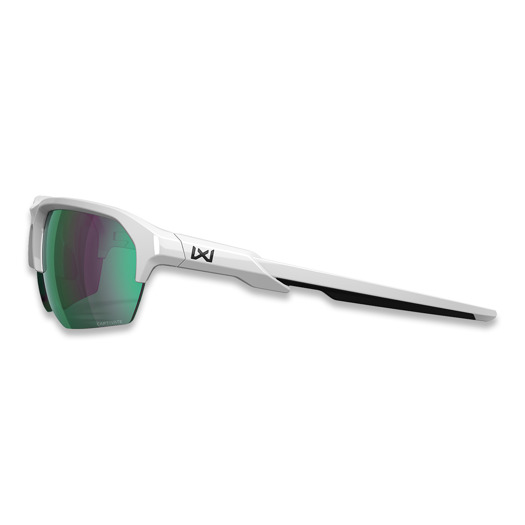 Wiley X Jakl - CAPTIVATE™ Polarized Green Mirror - Polished White Frame
