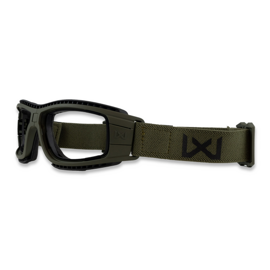 Wiley X Lynx Goggle Grey And Clear Lens Frame OD GREEN