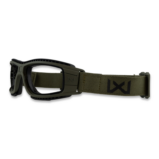 Wiley X Lynx Goggle Grey And Clear Lens Frame OD GREEN