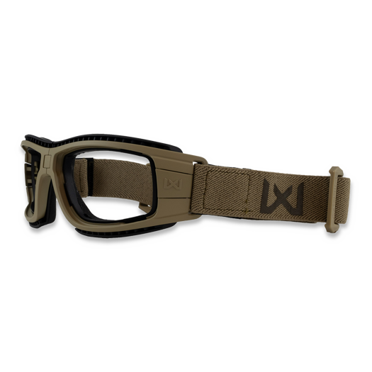 Wiley X Lynx Goggle Grey And Clear Lens Frame TAN