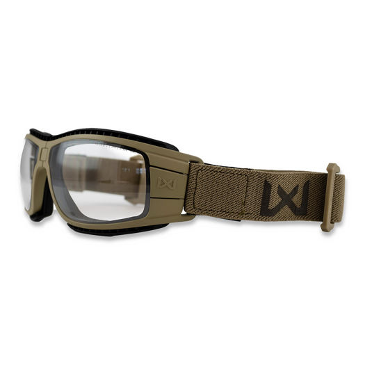 Wiley X Lynx Goggle Grey And Clear Lens Frame TAN