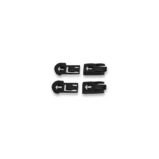 Wiley X Rail Attachment Clip + Bar for Helmet, чёрный