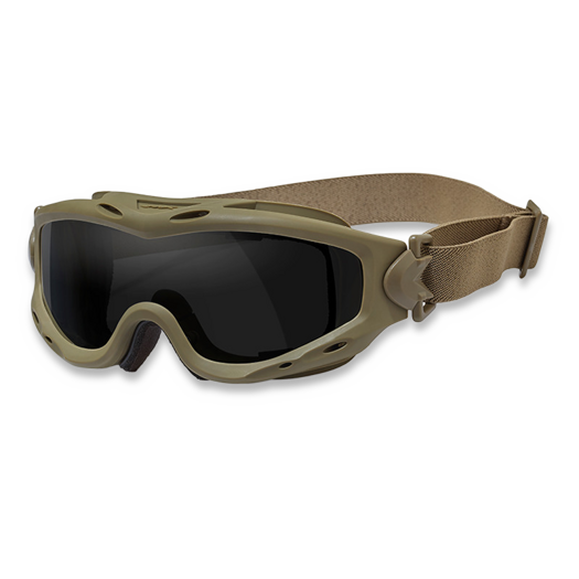 Wiley X Spear Tan Frame, Smoke Grey/Clear/Light Rust