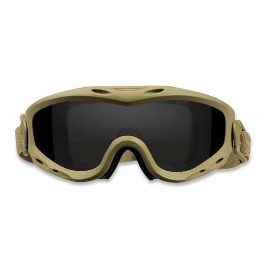 Wiley X Spear Tan Frame, Smoke Grey/Clear/Light Rust
