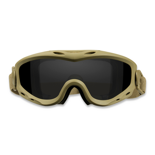 Wiley X Spear Tan Frame, Smoke Grey/Clear/Light Rust