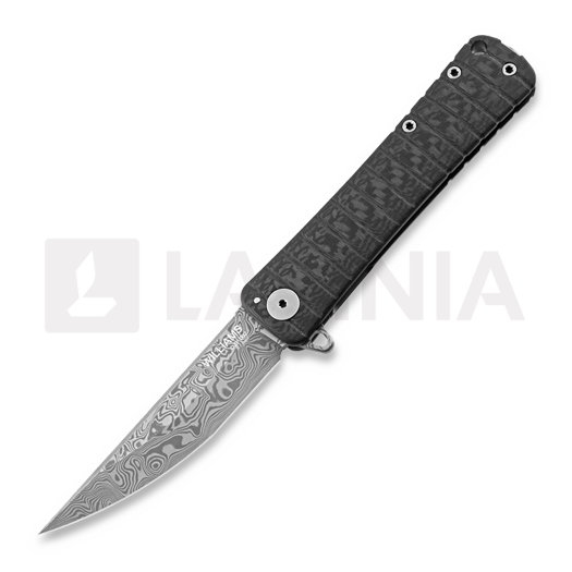 Williams Blade Design OZF002 Osoraku Zukuri Taschenmesser, Damasteel