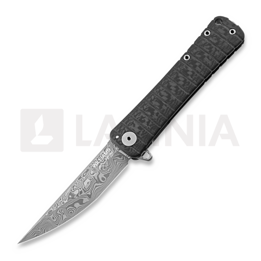 Williams Blade Design OZF002 Osoraku Zukuri 접이식 나이프, Damasteel