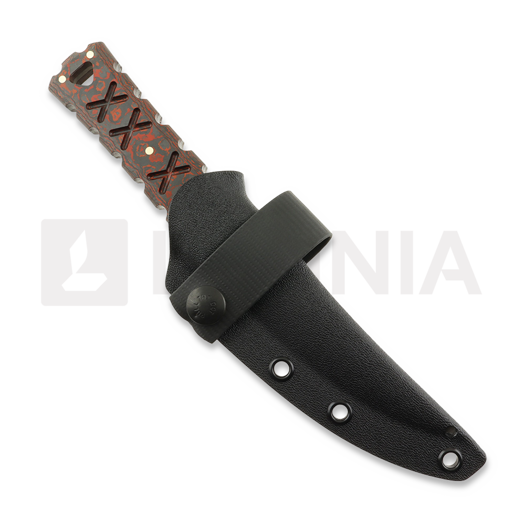 N&oacute;ż Williams Blade Design SZK E01 Shobu Zukuri Kaiken 4.5 MagnaCut, Lava Flow Carbon