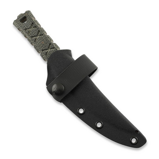 Williams Blade Design SZK005 Shobu Zukuri Kaiken 4.5 Apo knife, Burlap Micarta