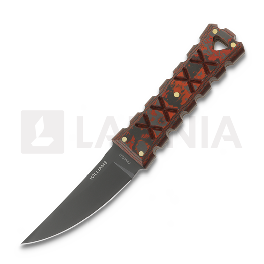 Williams Blade Design SZM E02 RWL-34 DLC 칼, Lava Flow carbon