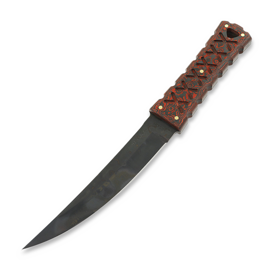 Williams Blade Design SZT E01 Shobu Zukuri Tanto 5.7" Apo 刀, lava flow carbon