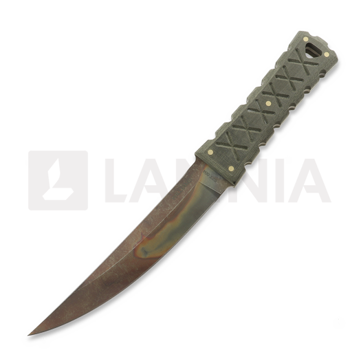 Faca Williams Blade Design SZT004 Shobu Zukuri Tanto 5.7" RWL-34 Post Apocalyptic Finish