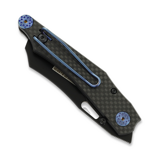Willumsen Daemon Barber - Midnight folding knife