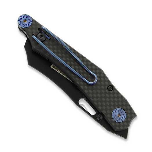 Coltello pieghevole Willumsen Daemon Barber - Midnight
